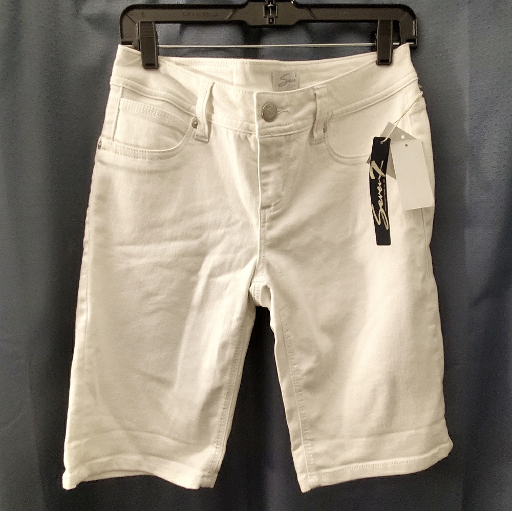 White Bermuda Shorts
